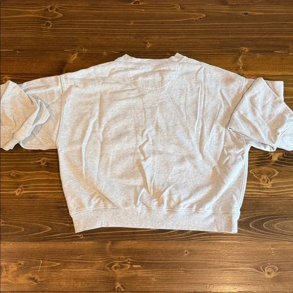 American Eagle Cropped Embroidered Crewneck - Picture 4 of 5